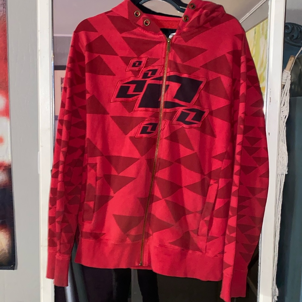 One industries- Icon FZ hoody- red- Men’s Size S